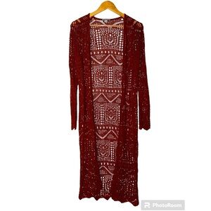 NWOT Charlotte Russ Long Knitted Sweater ☮️